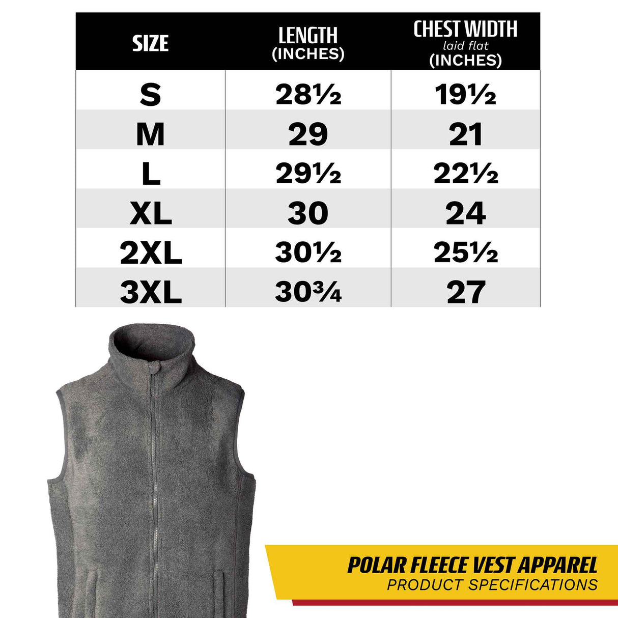 Marine Corps MOS Embroidered Fleece Vest - Gray with Black - SGT GRIT