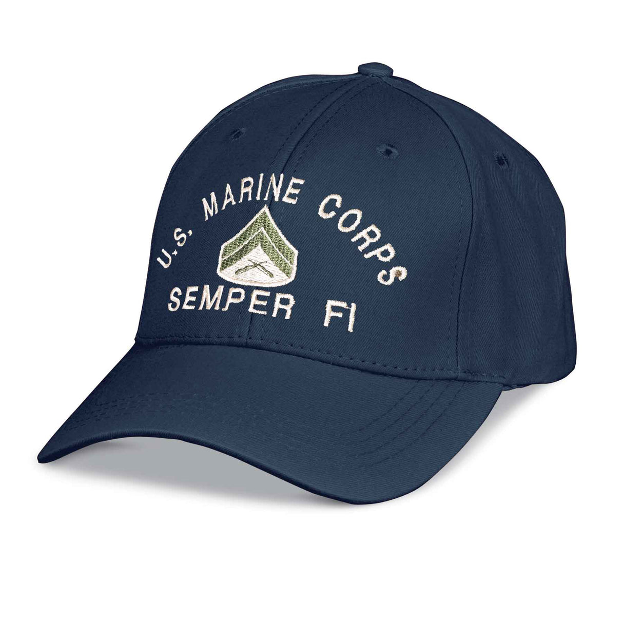 USMC Custom Rank and Insignia Hat- Personalized - SGT GRIT