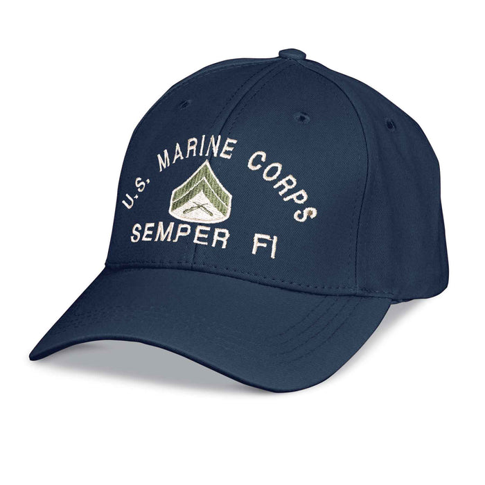 USMC Custom Rank and Insignia Hat- Personalized