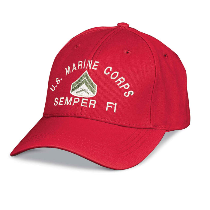 USMC Custom Rank and Insignia Hat- Personalized