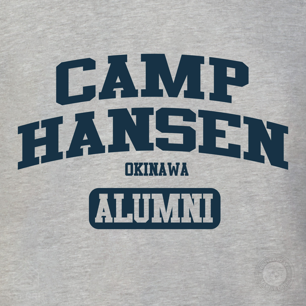 Marine Corps Camp Collegiate Alumni Long Sleeve T-Shirt - SGT GRIT