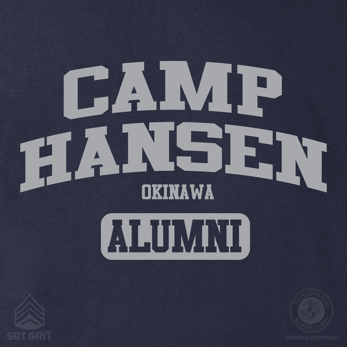 Marine Corps Base Collegiate Alumni T-Shirt - SGT GRIT