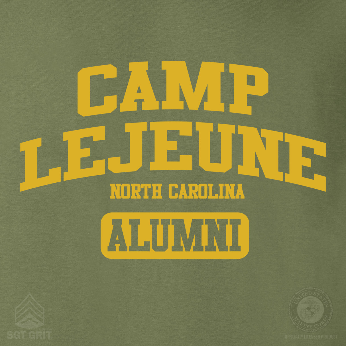 Marine Corps Camp Collegiate Alumni Long Sleeve T-Shirt - SGT GRIT