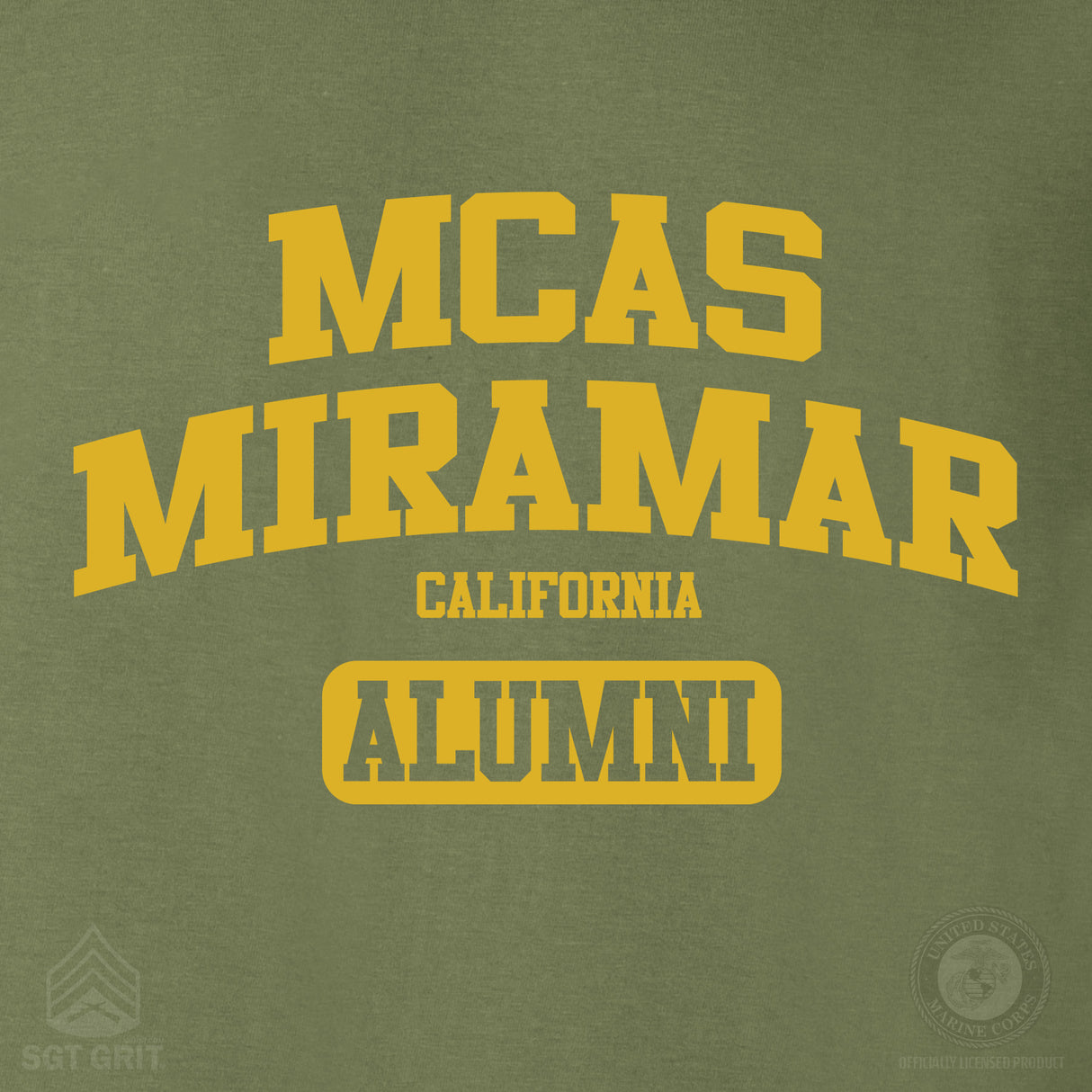 Marine Corps Base Collegiate Alumni T-Shirt