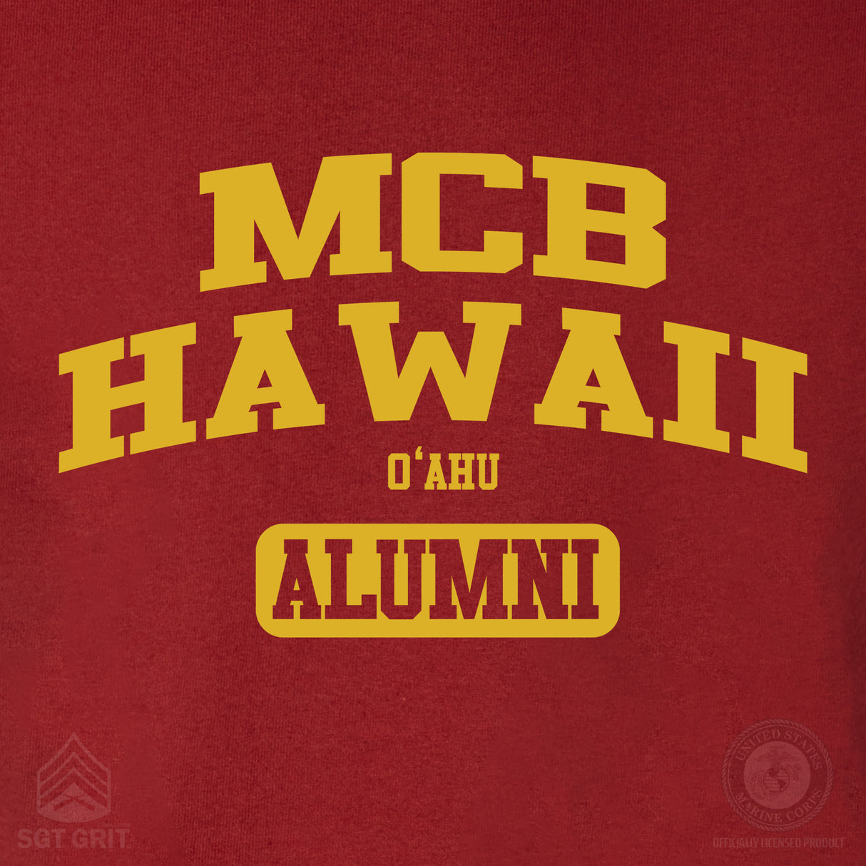 Marine Corps Base Collegiate Alumni T-Shirt