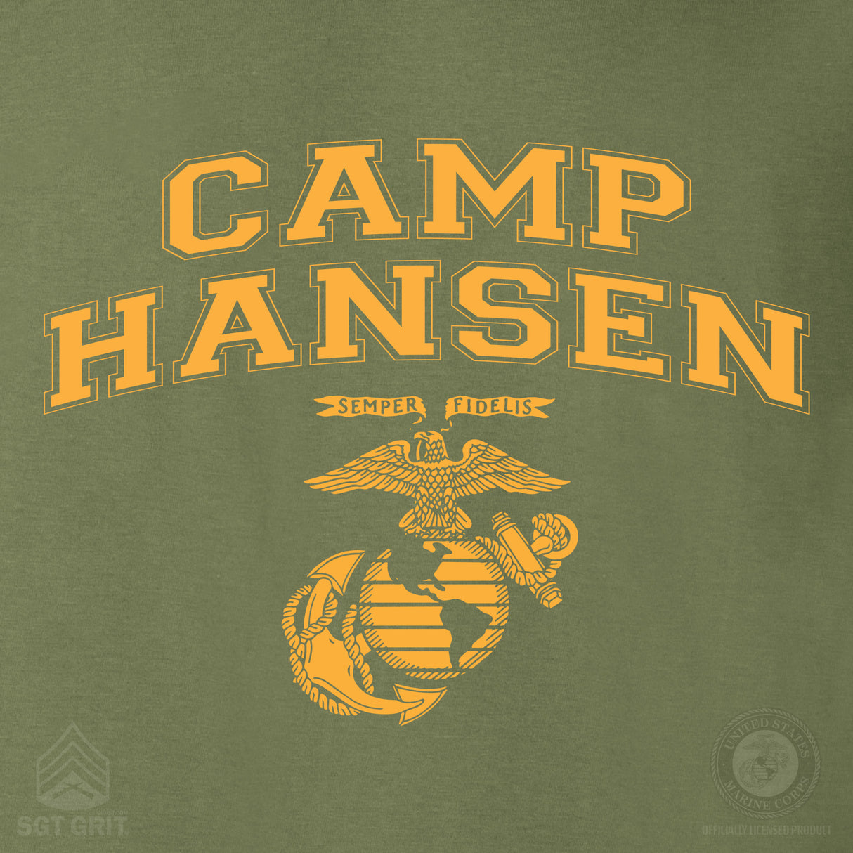 Marine Corps Base Collegiate EGA Sweatshirt - SGT GRIT