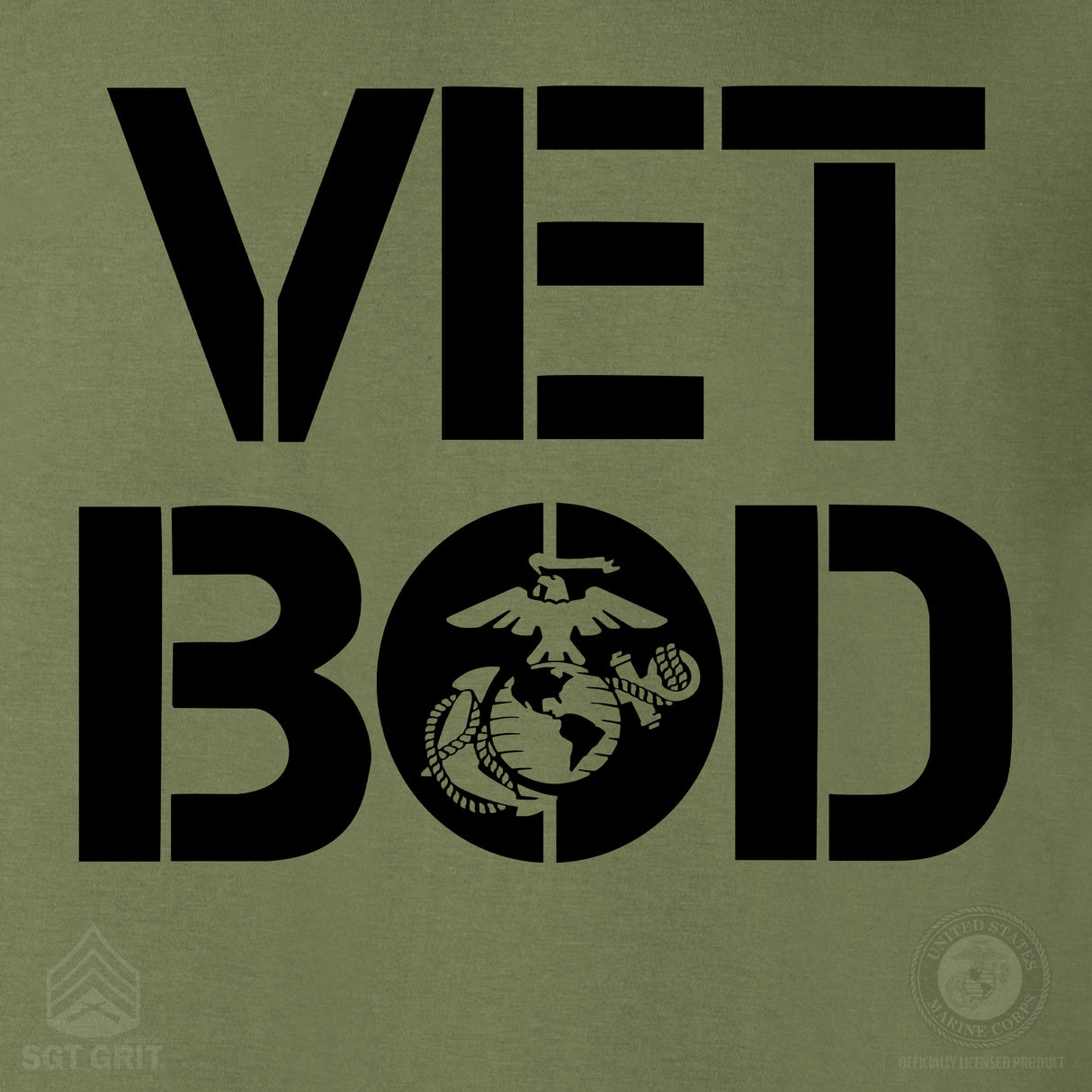 Vet Bod Hoodie- OD Green - SGT GRIT