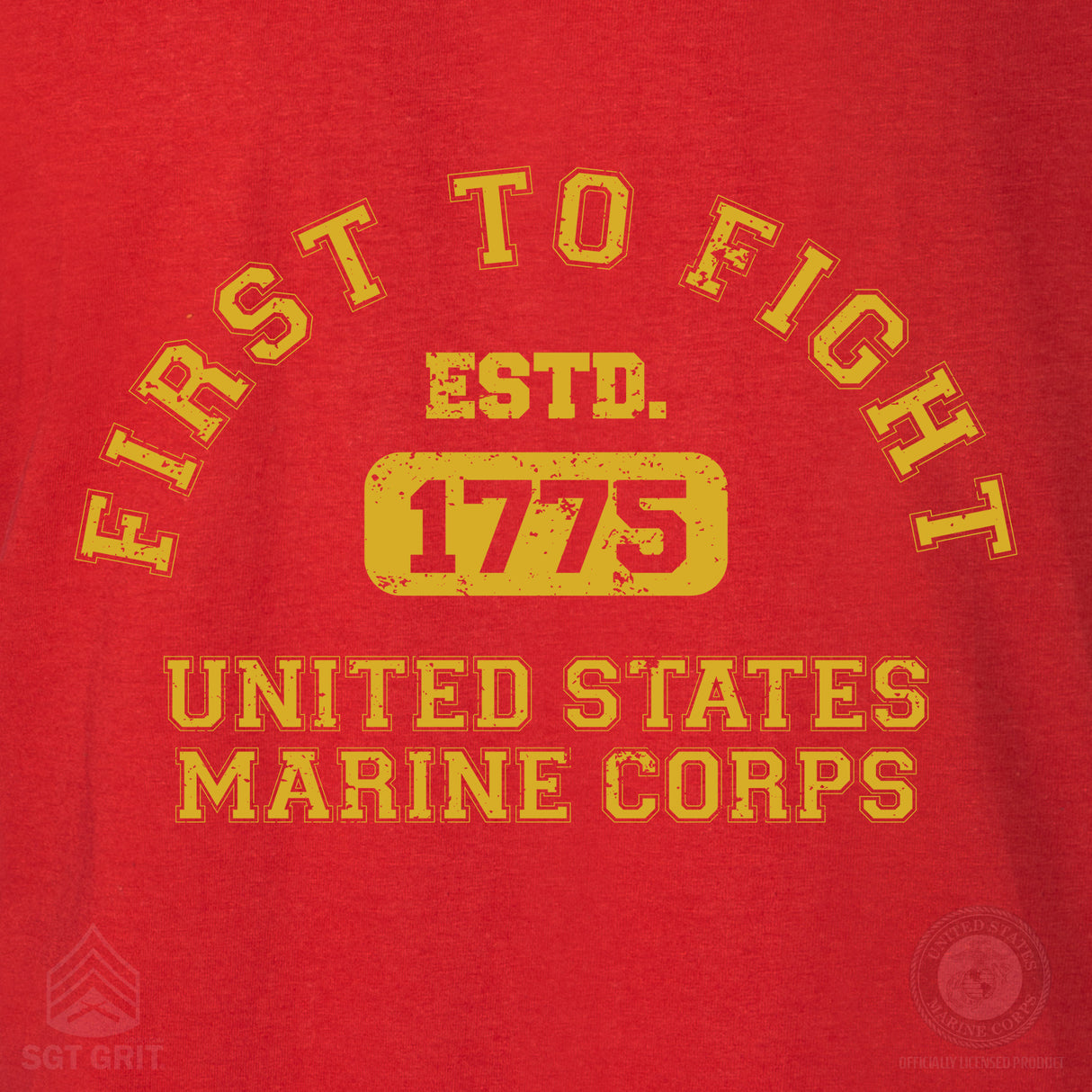 First to Fight Collegiate USMC Hoodie - SGT GRIT
