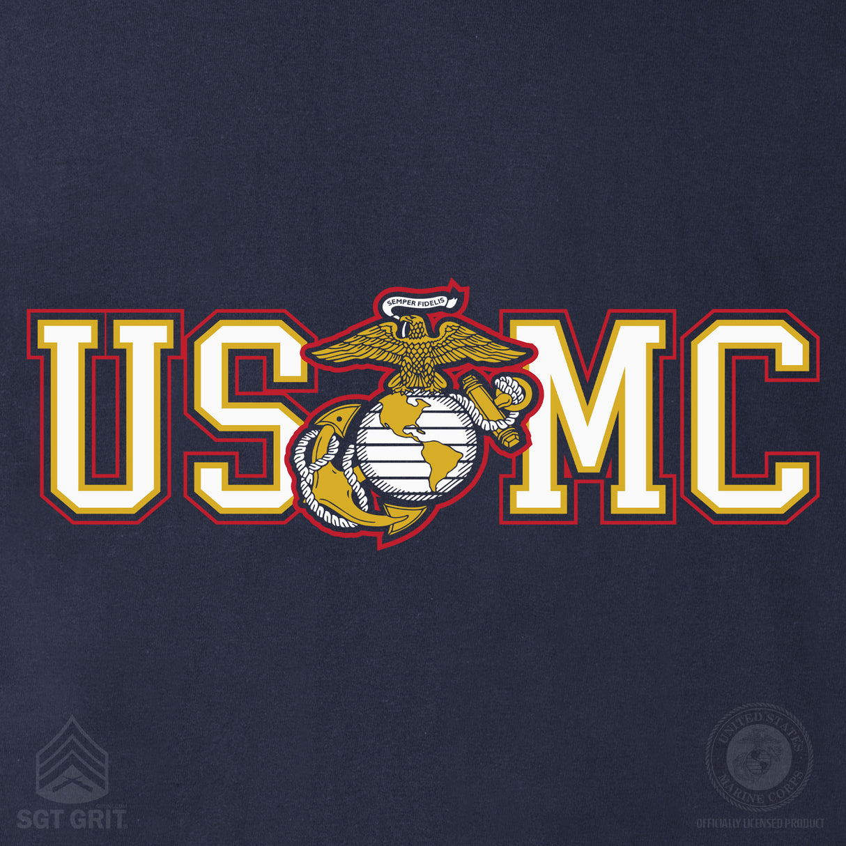 USMC Collegiate EGA Hoodie - SGT GRIT