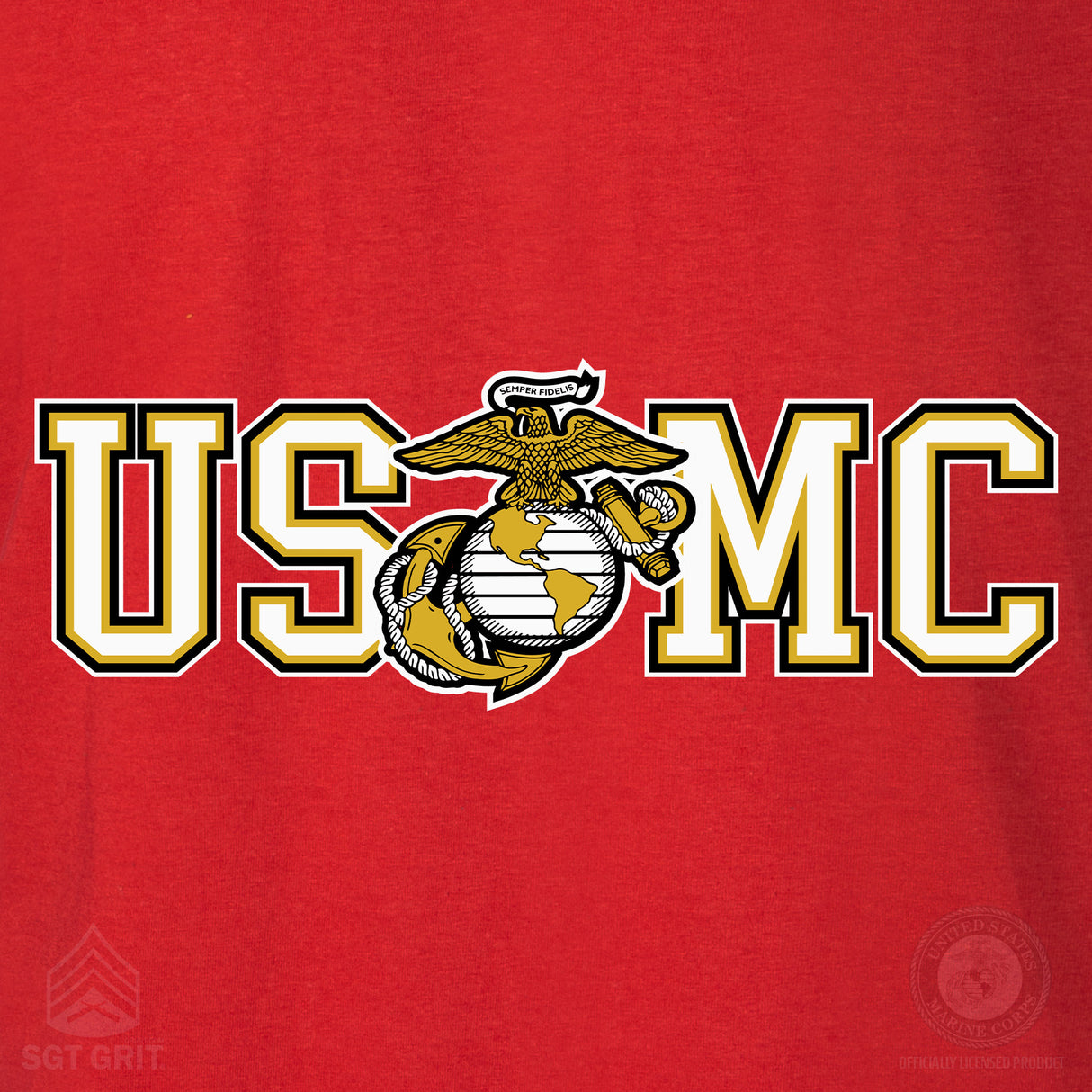 USMC Collegiate EGA Hoodie - SGT GRIT