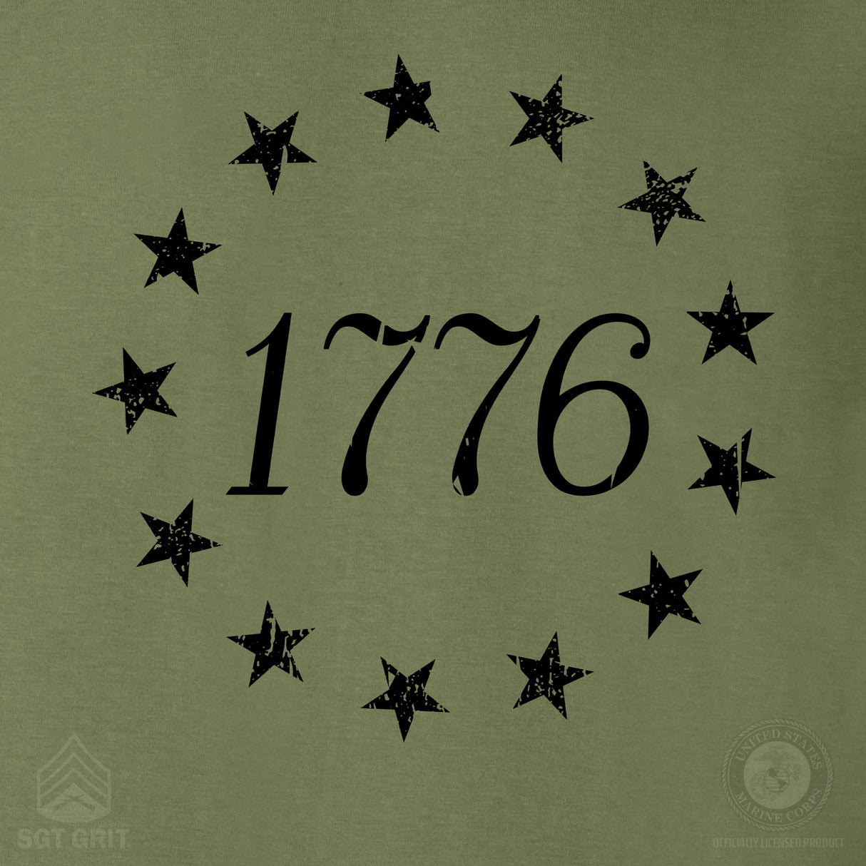 1776 Betsy Ross Flag Long Sleeve T-Shirt - SGT GRIT