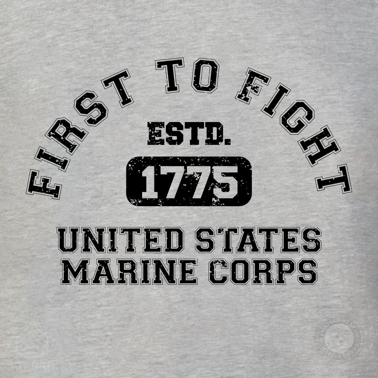 First to Fight Collegiate USMC Long Sleeve T-Shirt - SGT GRIT