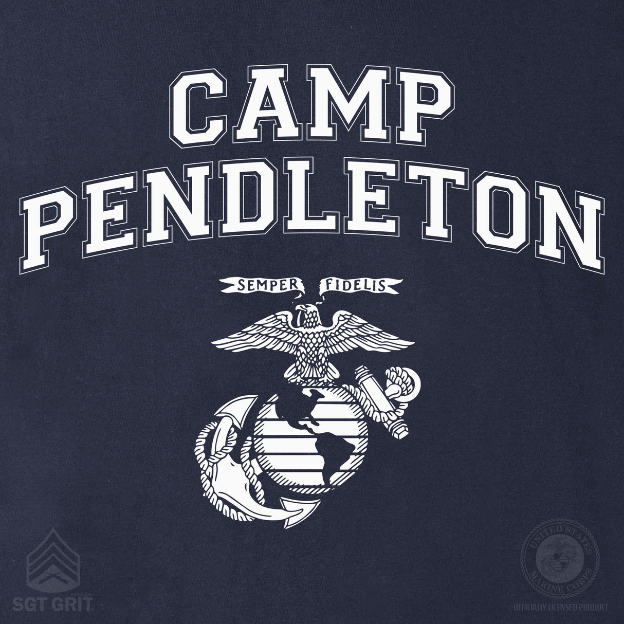 Marine Corps Base Collegiate EGA T-Shirt