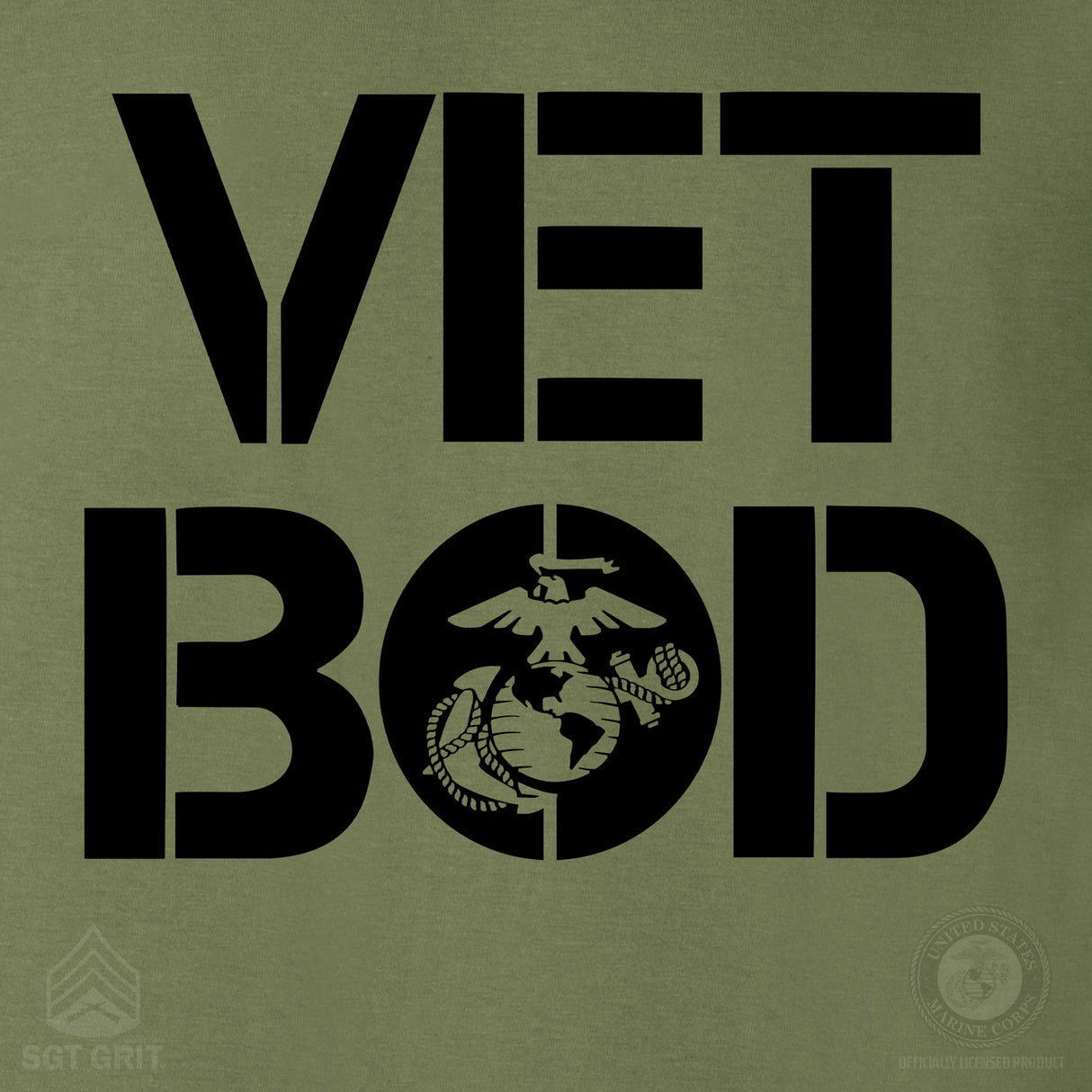 Vet Bod Sweatshirt- OD Green - SGT GRIT