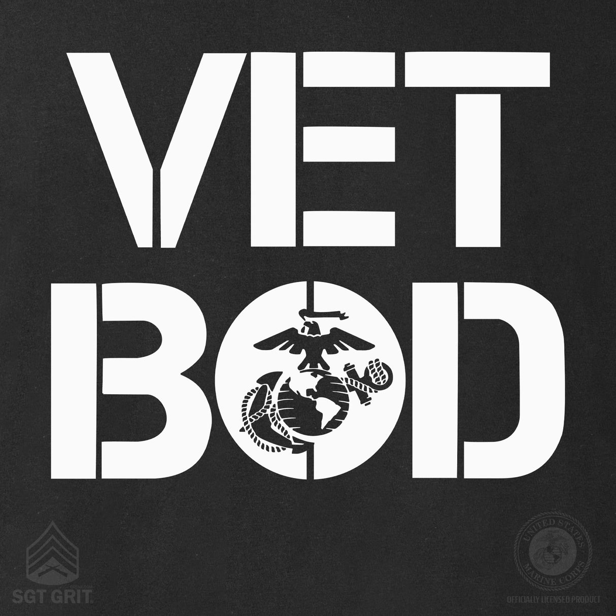Vet Bod Sweatshirt- Black - SGT GRIT