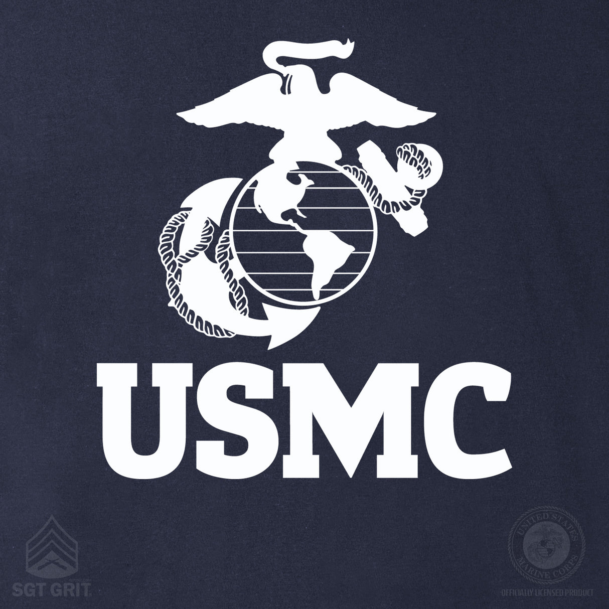 USMC With EGA T-shirt - SGT GRIT