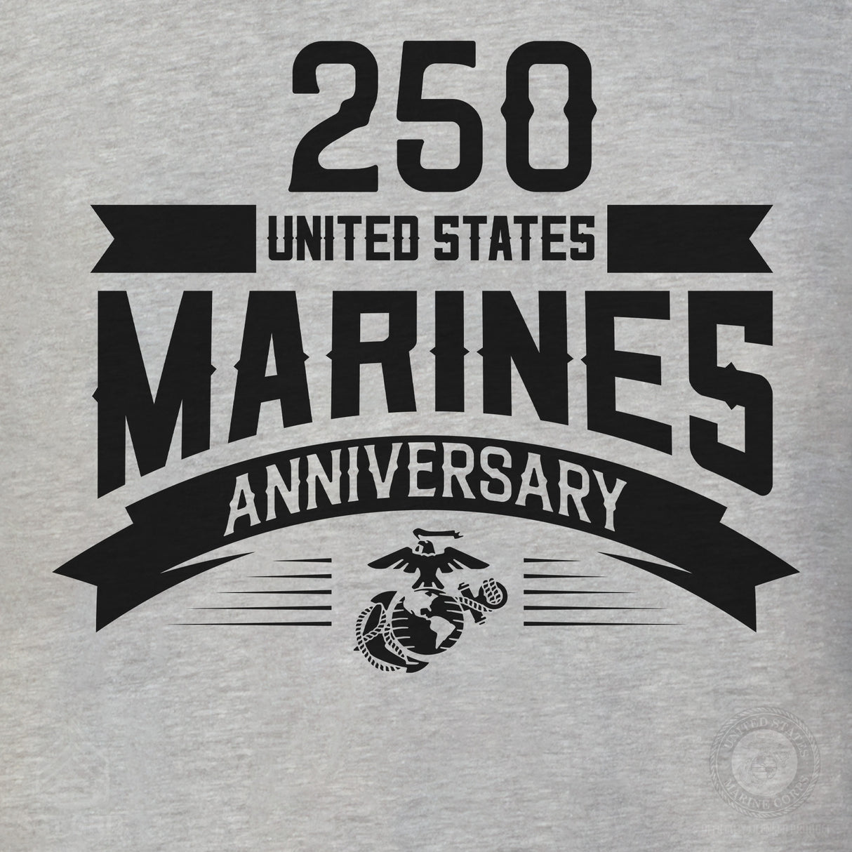 USMC 250th Anniversary Ribbon T-Shirt - SGT GRIT