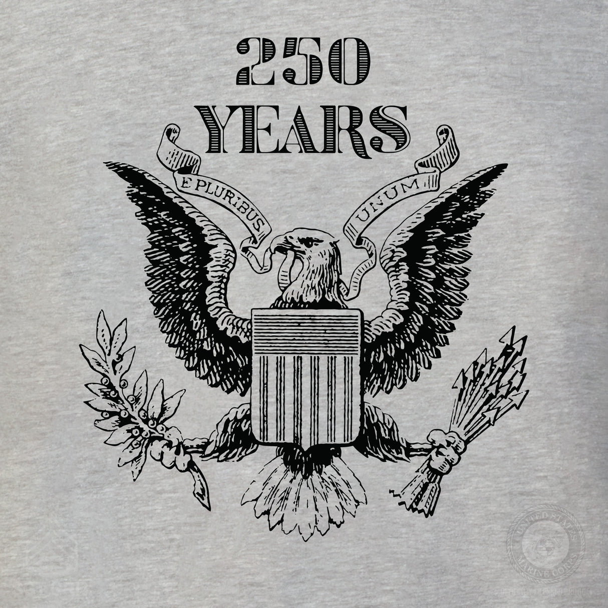 Vintage Eagle 250 Years Sweatshirt- Gray - SGT GRIT