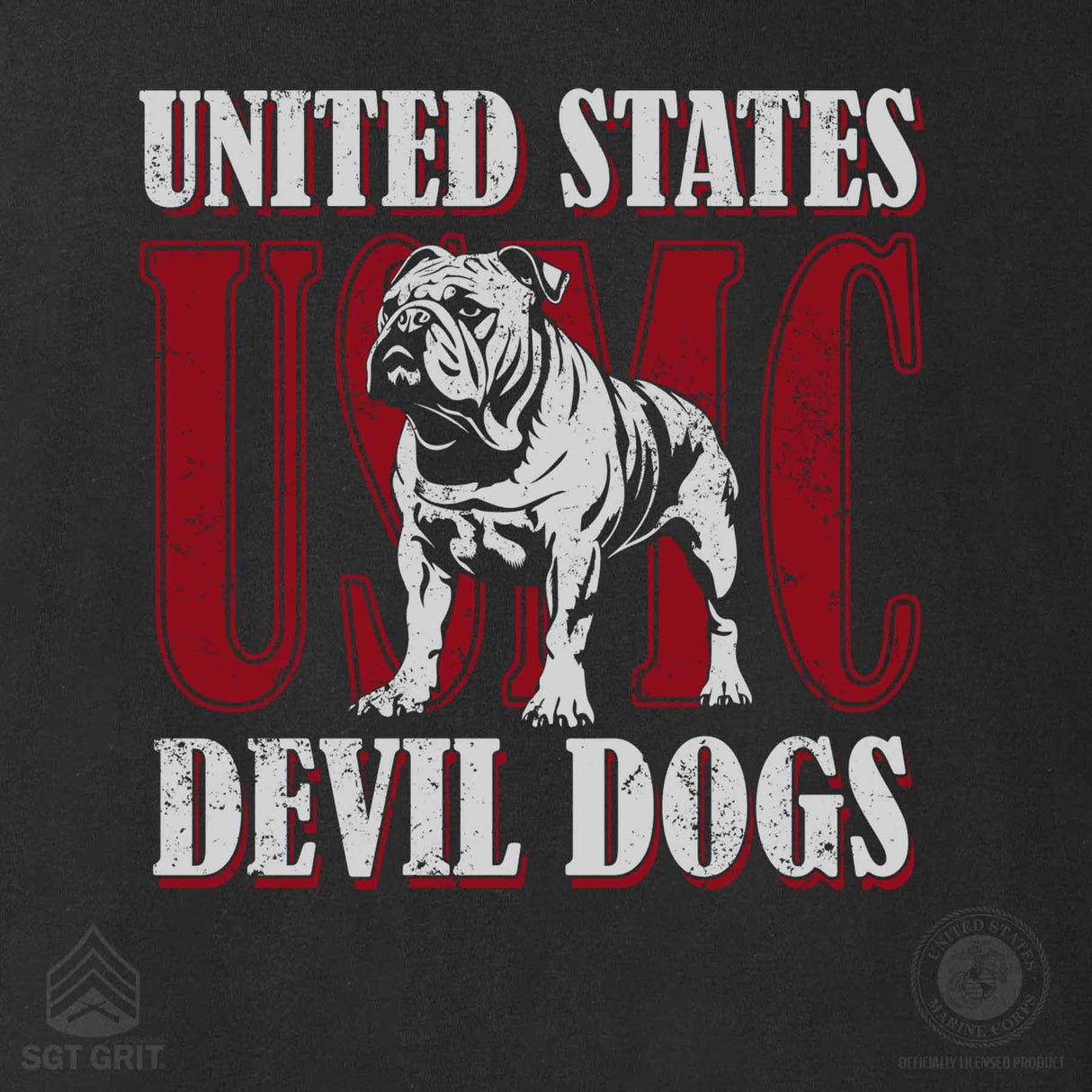 USMC Devil Dog T-Shirt - SGT GRIT
