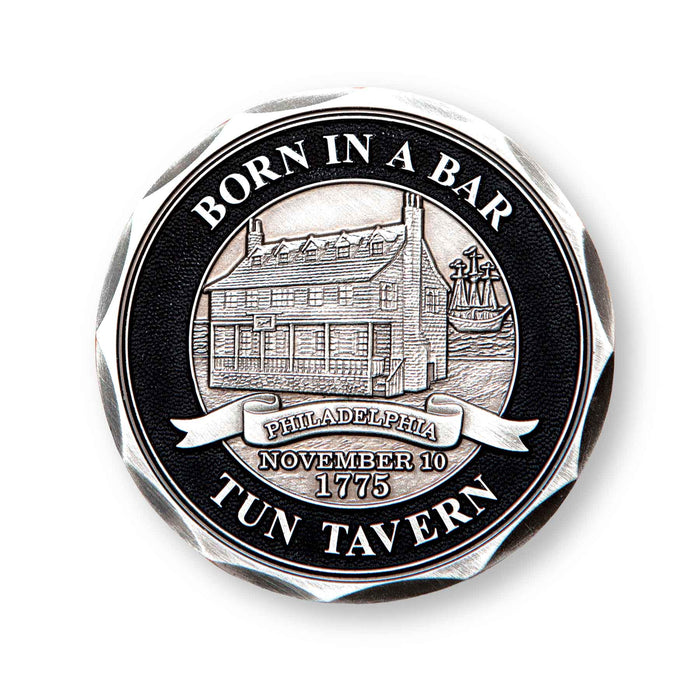 Tun Tavern Born In A Bar Challenge Coin - SGT GRIT