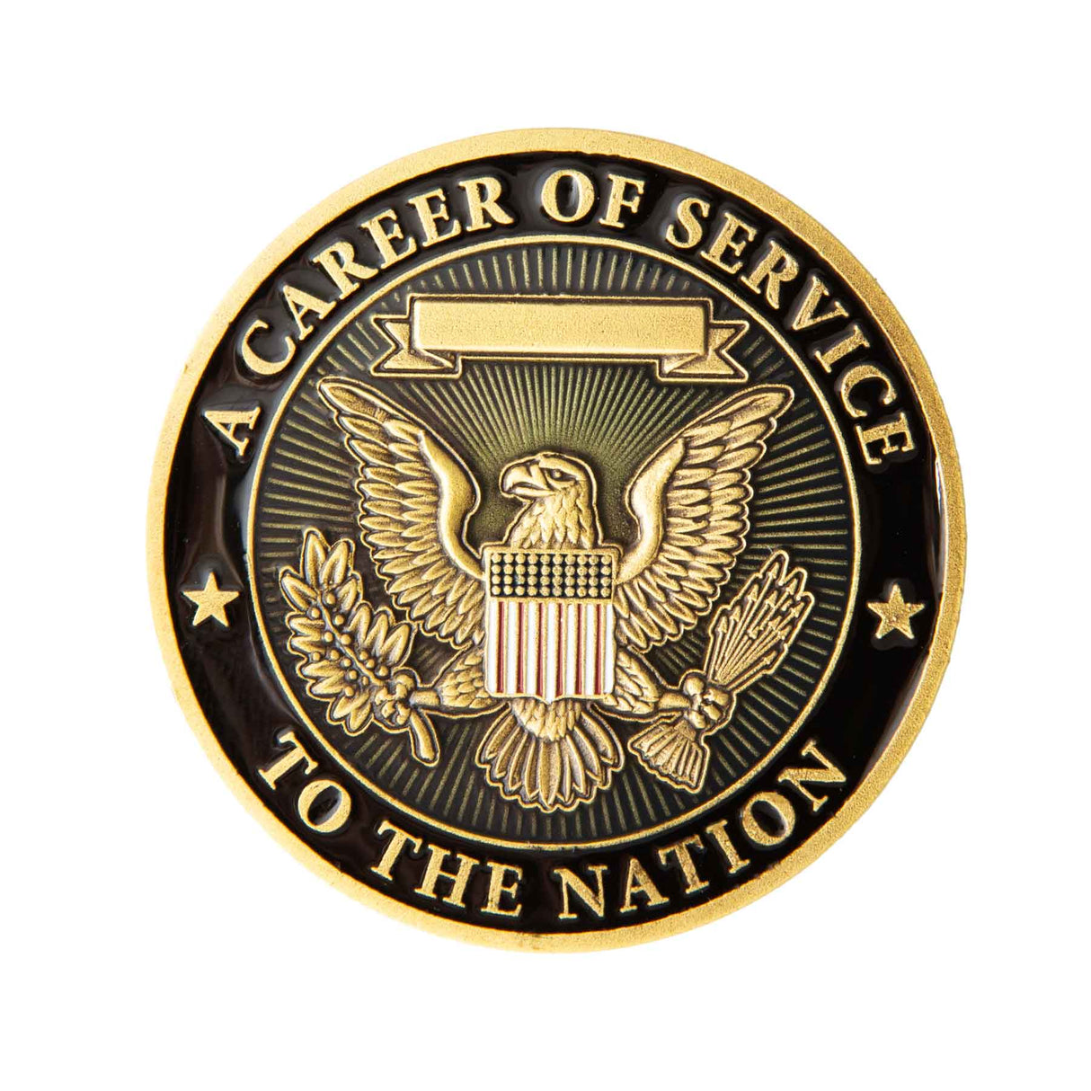USMC A Career of Service Challenge Coin - SGT GRIT