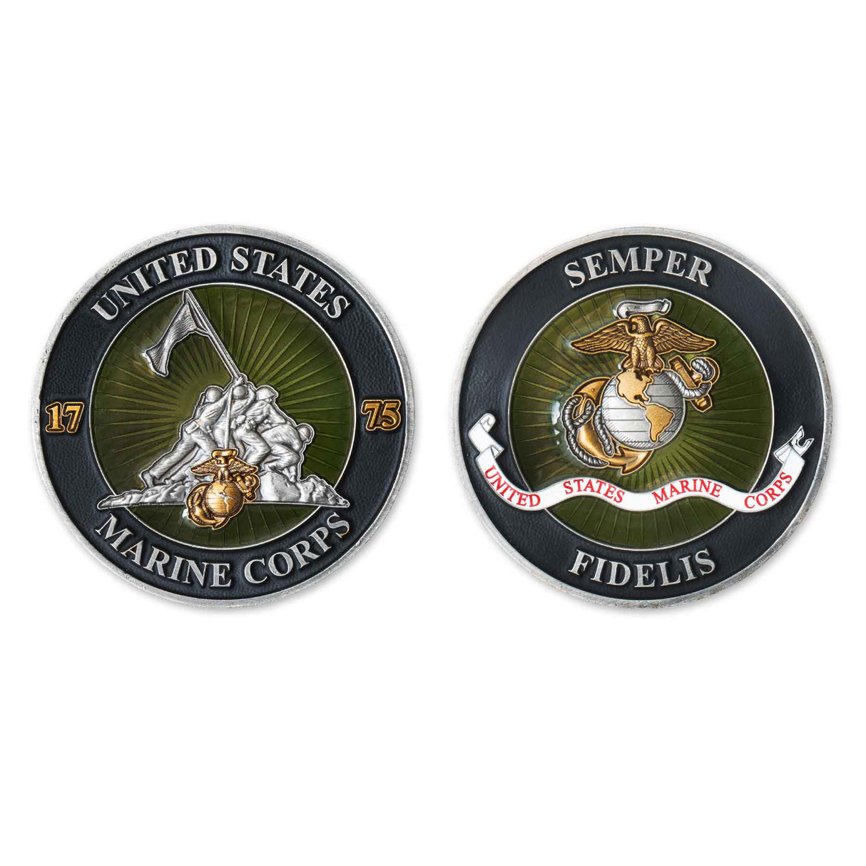 USMC Iwo Jima Challenge Coin - SGT GRIT