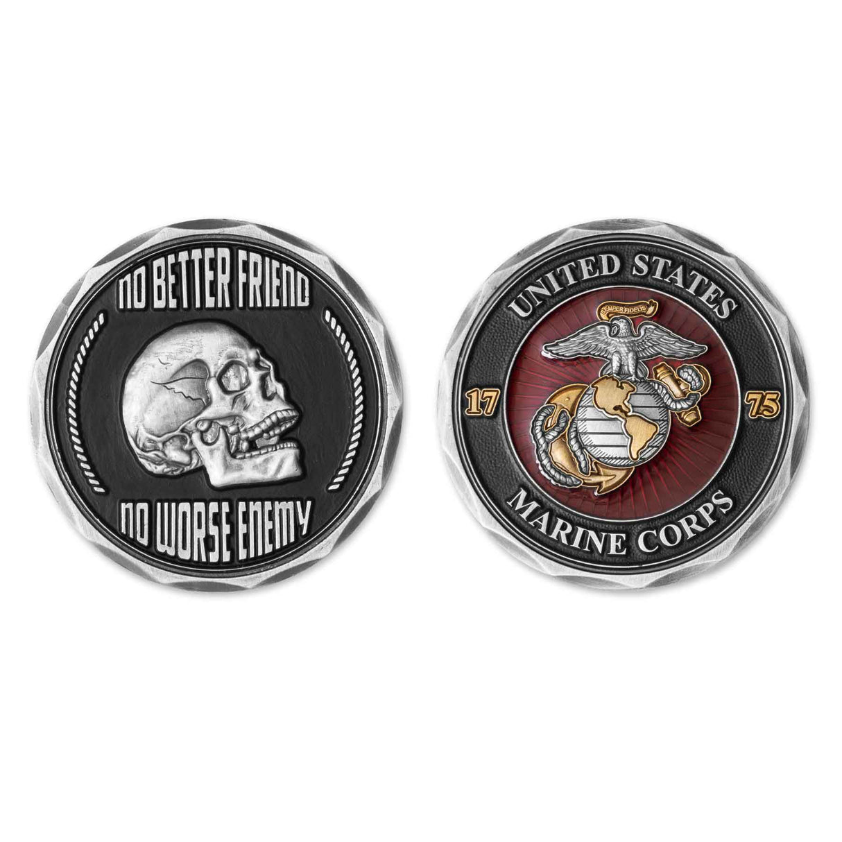 USMC No Better Friend Challenge Coin - SGT GRIT