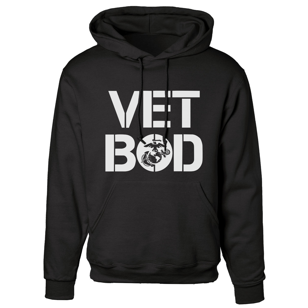 Vet Bod Hoodie- Black - SGT GRIT