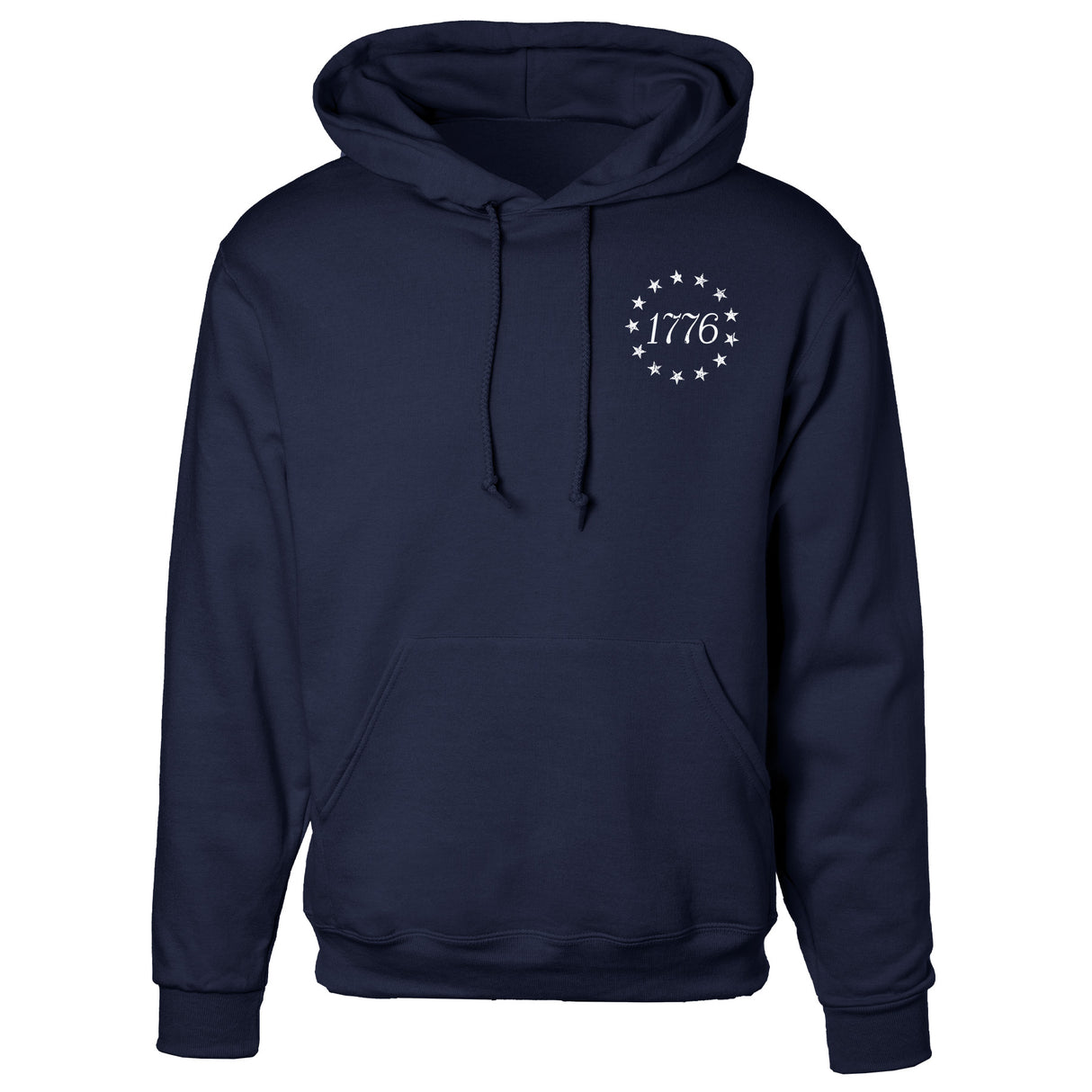 1776 Betsy Ross Flag Hoodie - Back Design - SGT GRIT