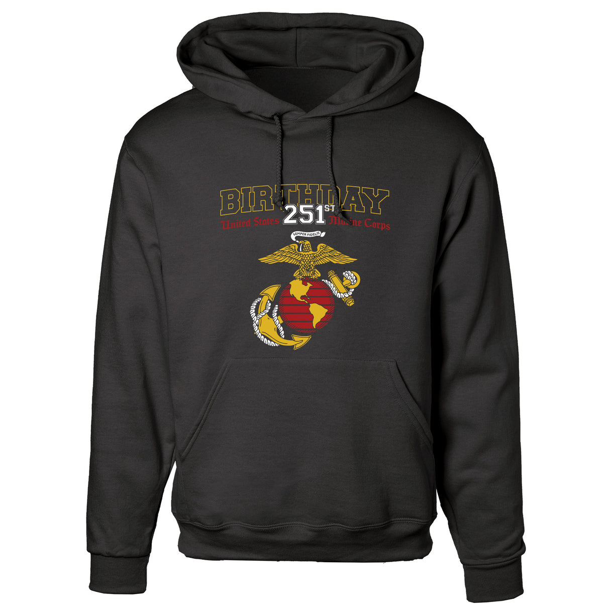 USMC 251st Birthday Hoodie - SGT GRIT
