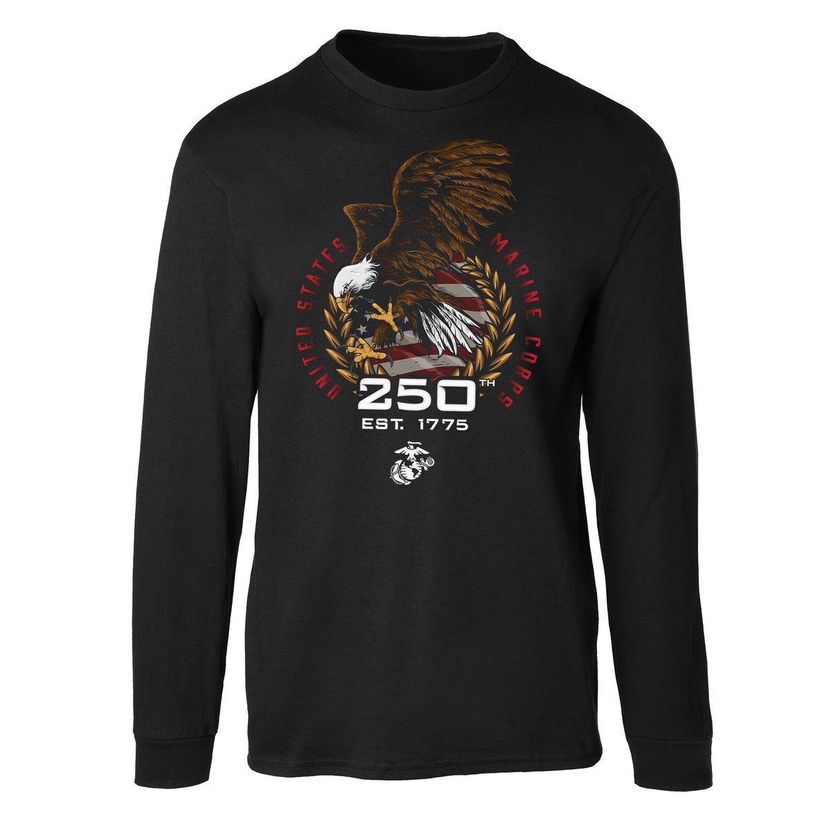 USMC 250th Anniversary Eagle Long Sleeve Shirt - SGT GRIT