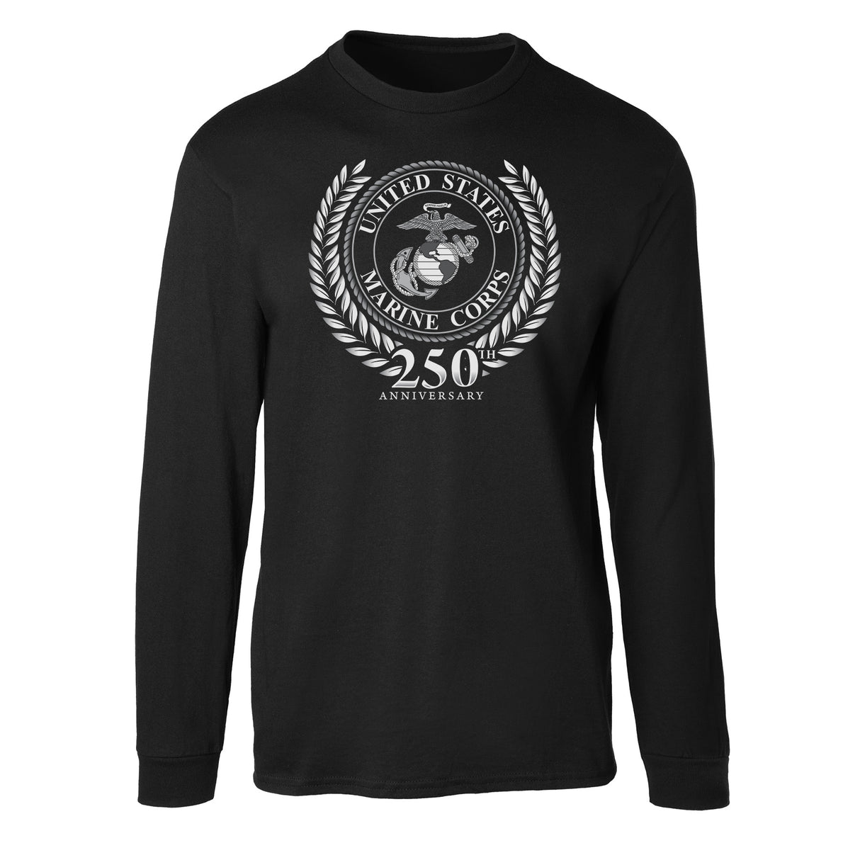 USMC 250th Anniversary Grayscale Long Sleeve Shirt - SGT GRIT