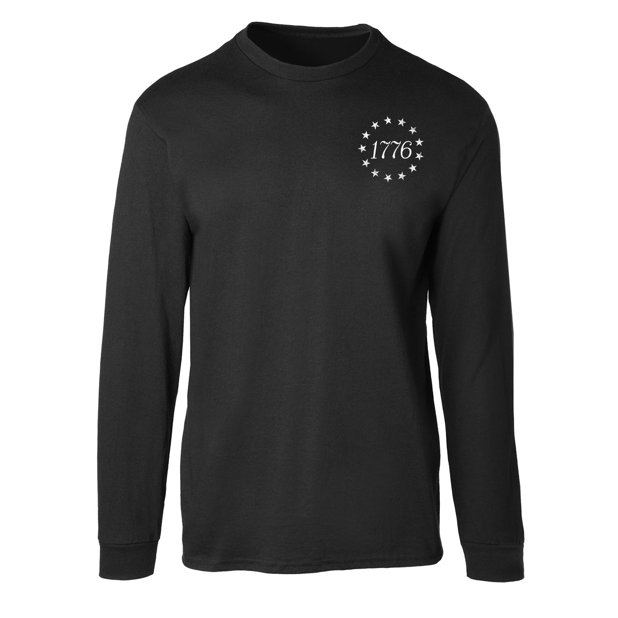 1776 Betsy Ross Flag Long Sleeve T-Shirt - Back Design - SGT GRIT
