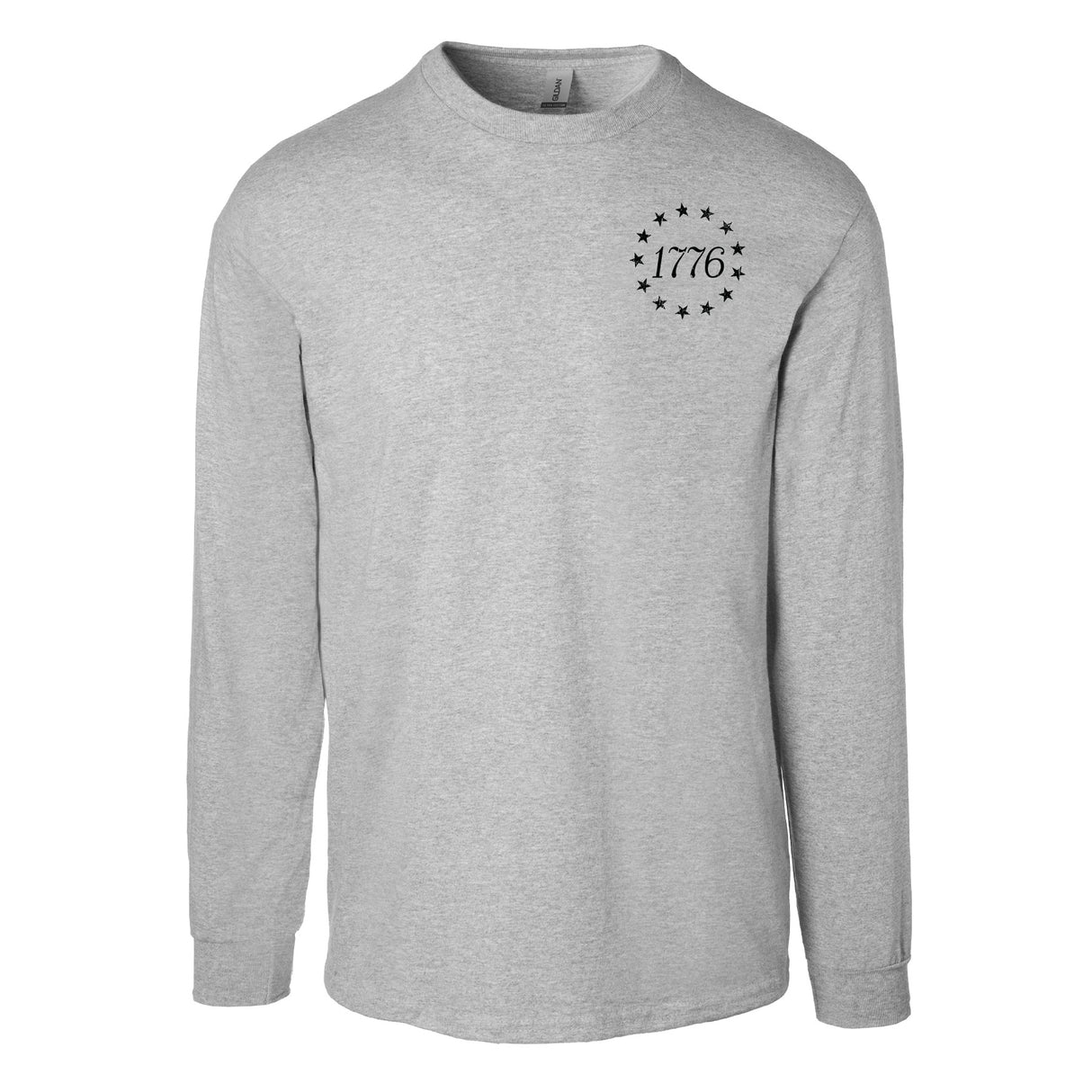 1776 Betsy Ross Flag Long Sleeve T-Shirt - Back Design - SGT GRIT