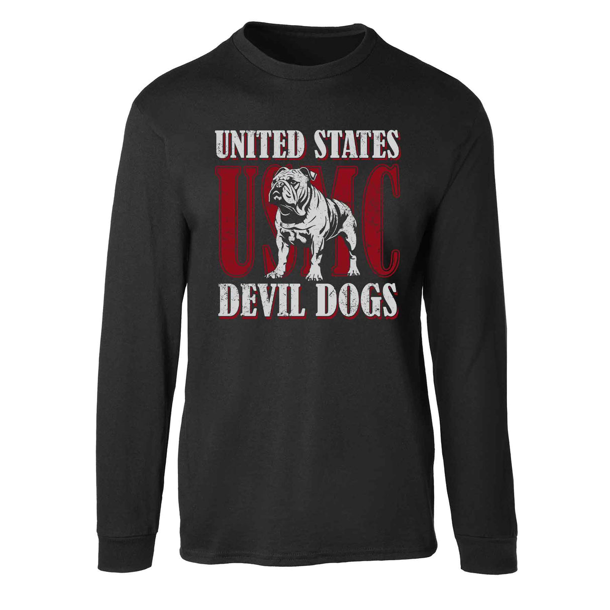 USMC Devil Dog Long Sleeve T-Shirt - SGT GRIT