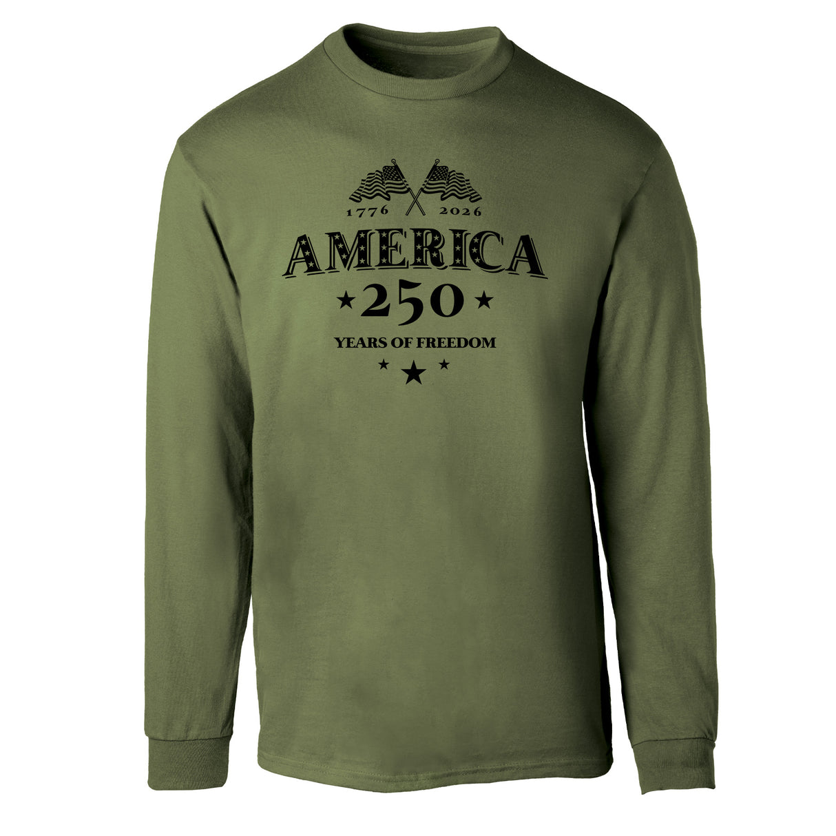 America 250 Years of Freedom Long Sleeve T-Shirt - SGT GRIT