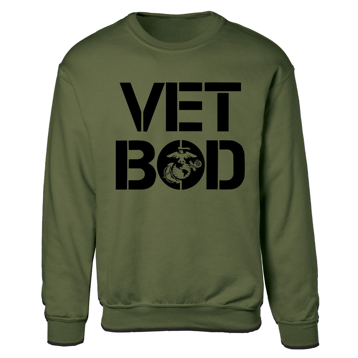 Vet Bod Sweatshirt- OD Green - SGT GRIT