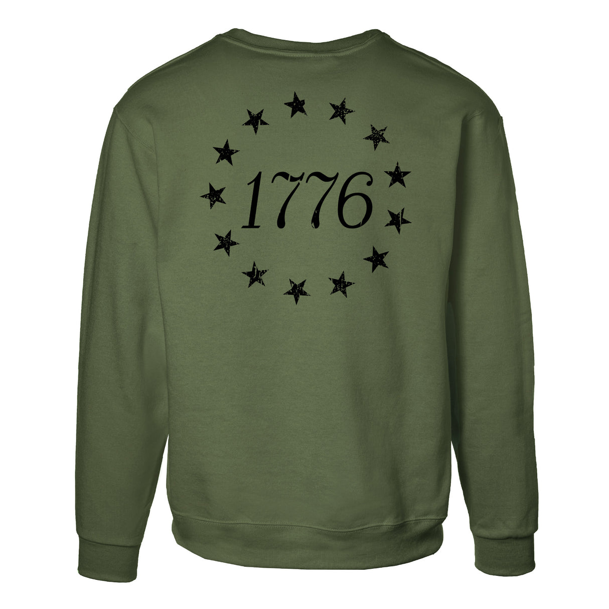 1776 Betsy Ross Flag Sweatshirt - Back Design - SGT GRIT