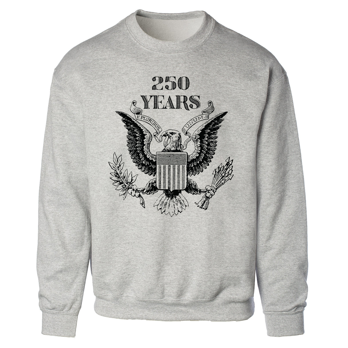 Vintage Eagle 250 Years Sweatshirt- Gray - SGT GRIT