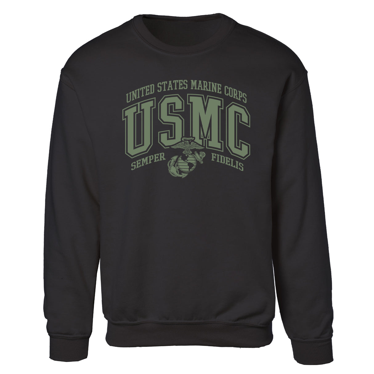 USMC Bold Collegiate Sweatshirt - SGT GRIT