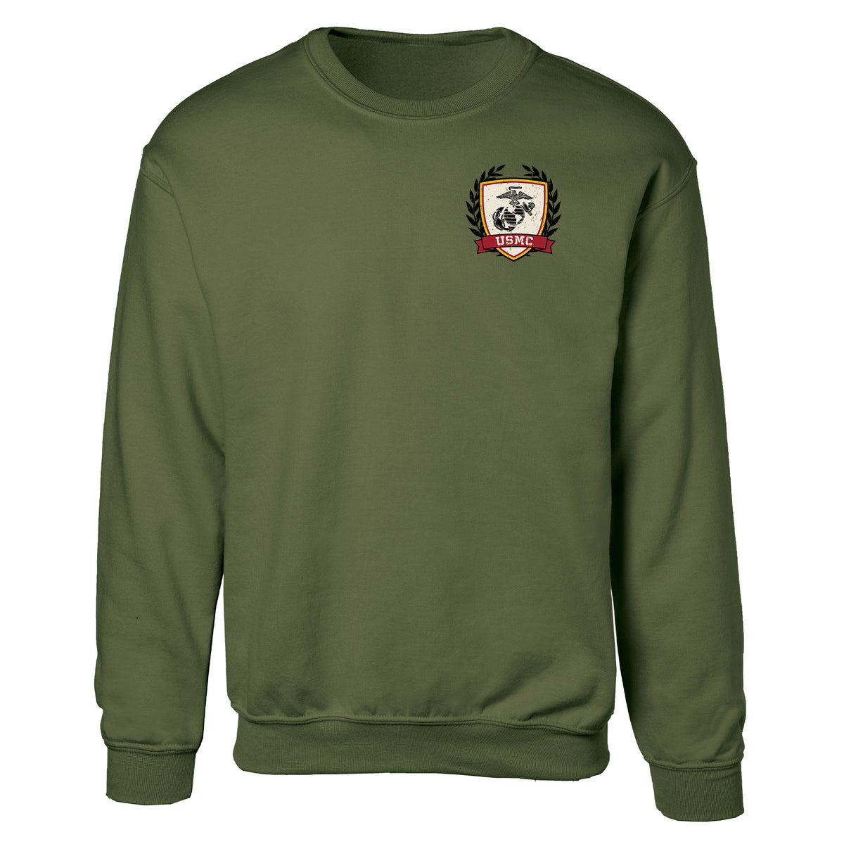 Collegiate Left Chest Crest Sweatshirt - SGT GRIT