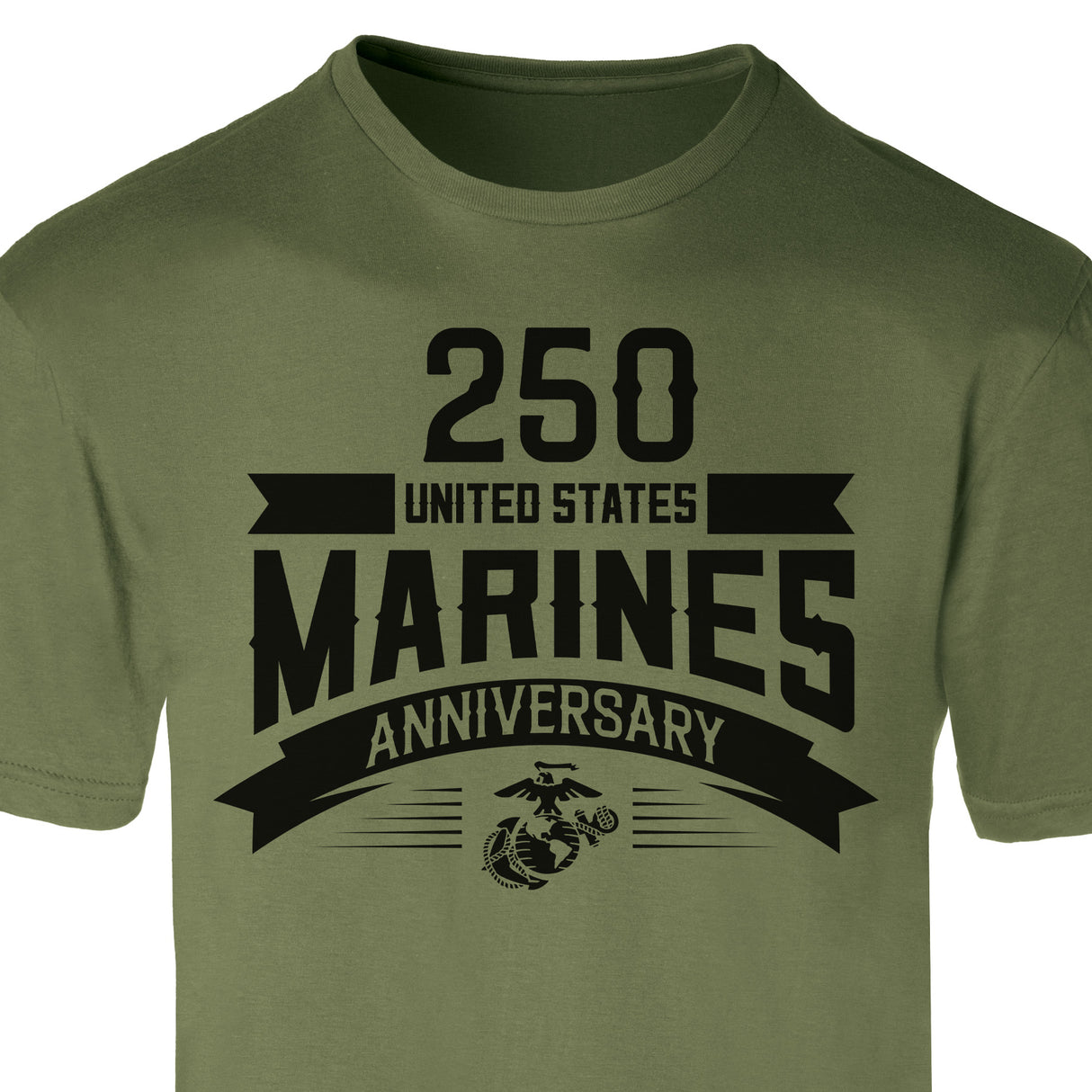 USMC 250th Anniversary Ribbon T-Shirt - SGT GRIT