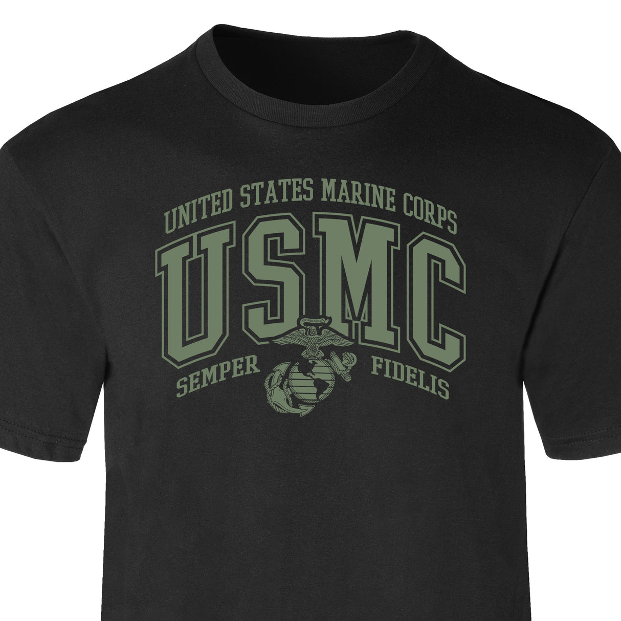 USMC Bold Collegiate T-Shirt - SGT GRIT