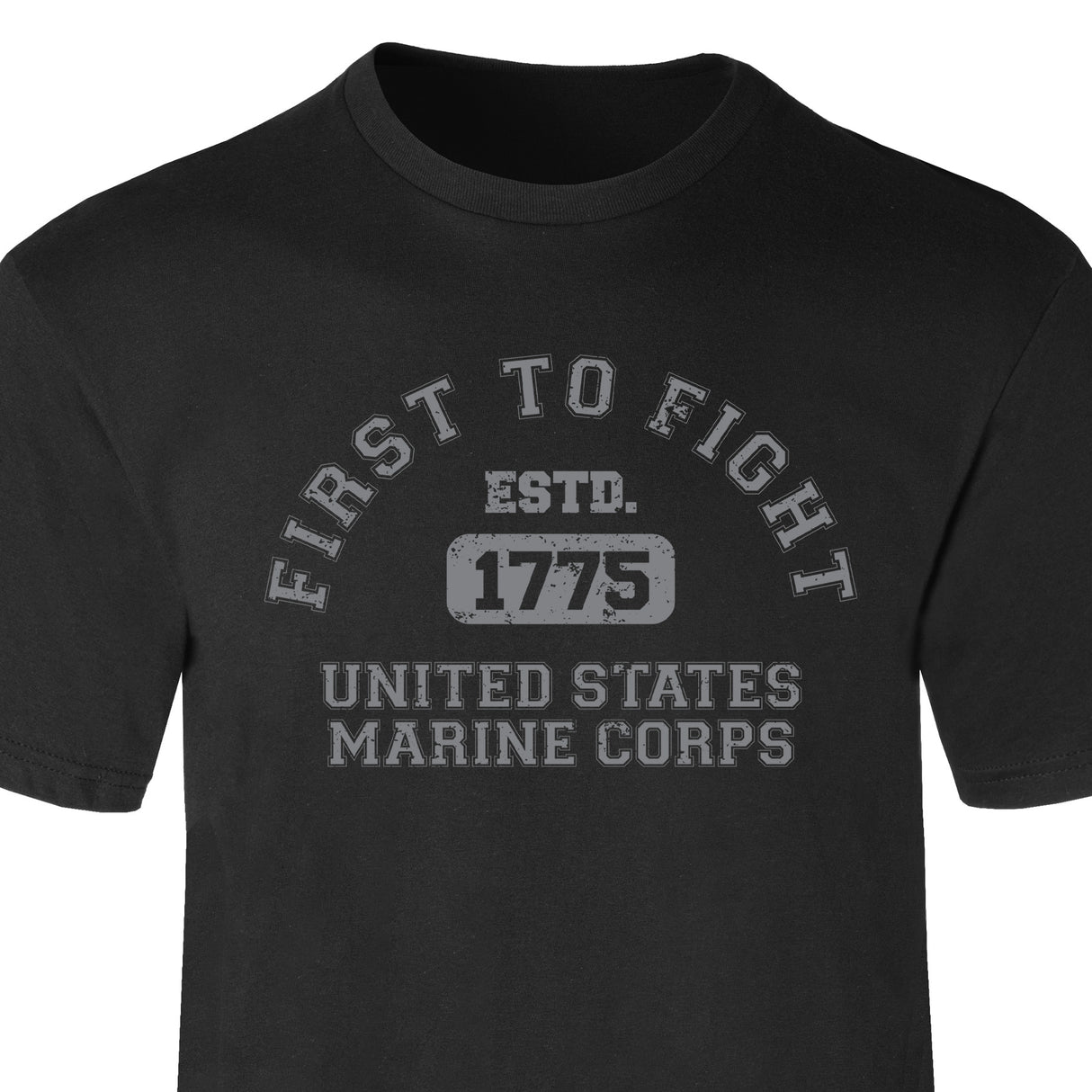 First to Fight Collegiate USMC T-Shirt - SGT GRIT