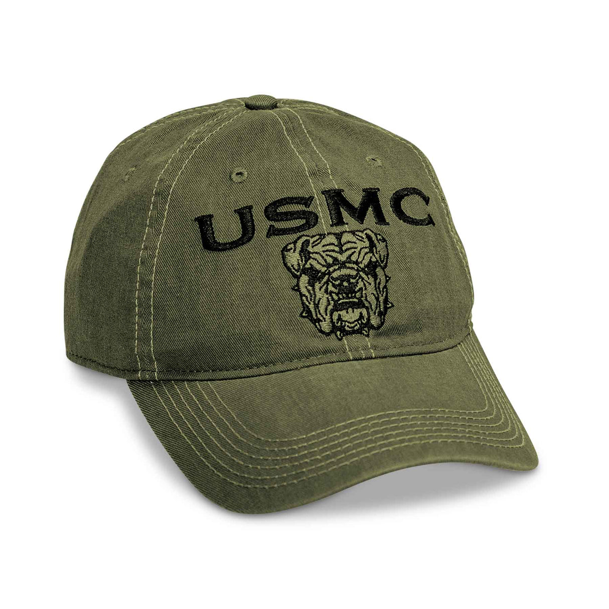 USMC Bulldog Hat – OD Green - SGT GRIT