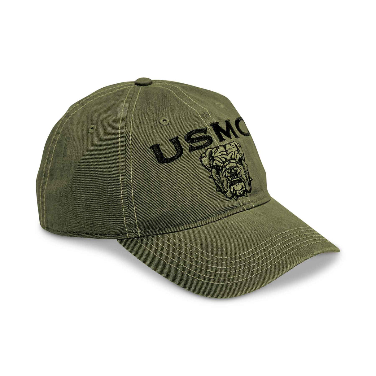 USMC Bulldog Hat – OD Green - SGT GRIT