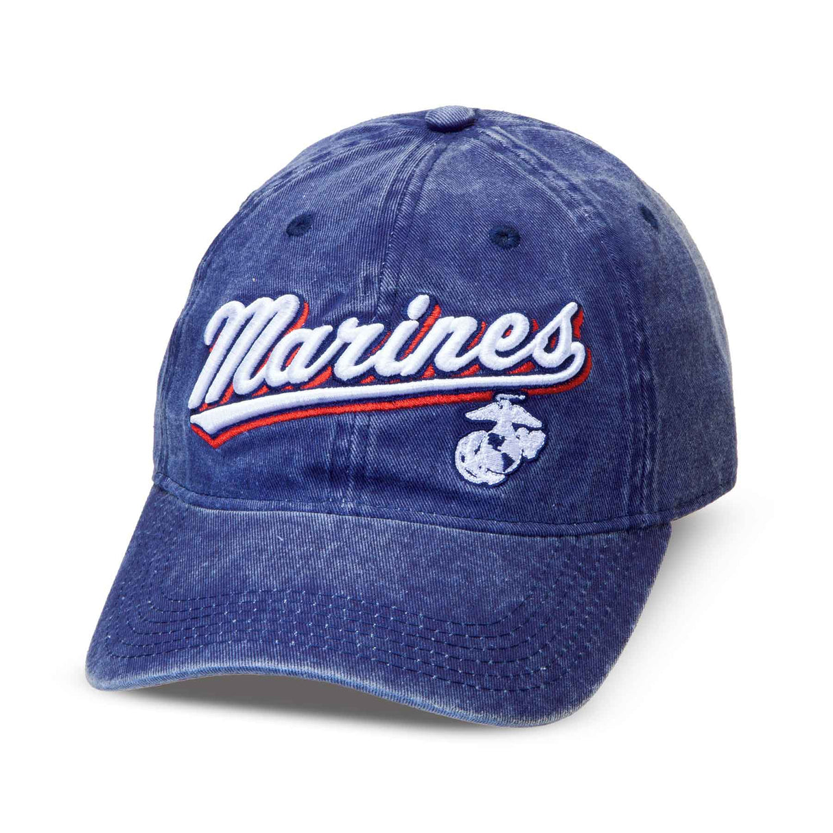 Marines 3D Embroidery Hat- Blue - SGT GRIT