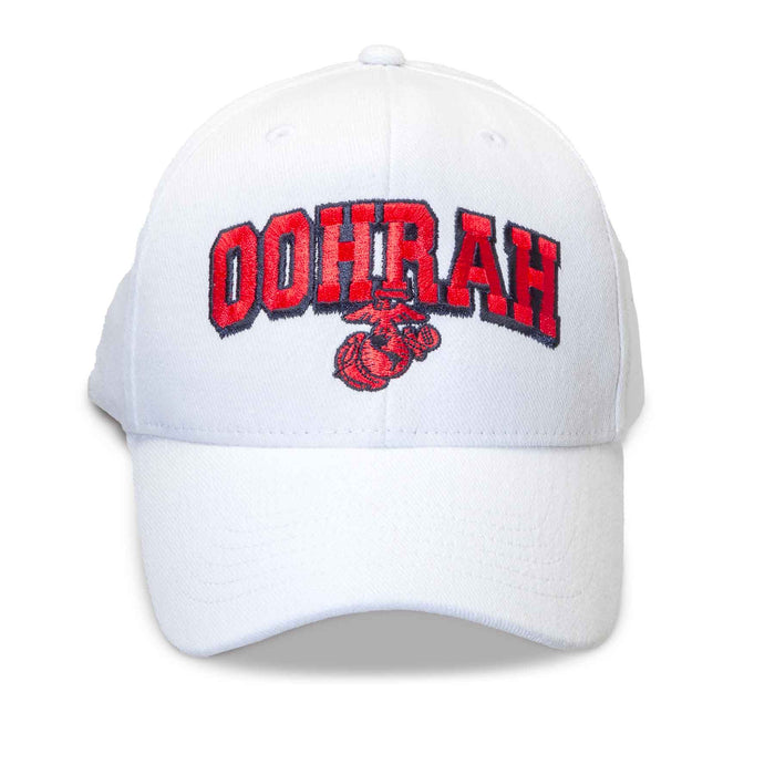 Oohrah Hat- White and Red - SGT GRIT