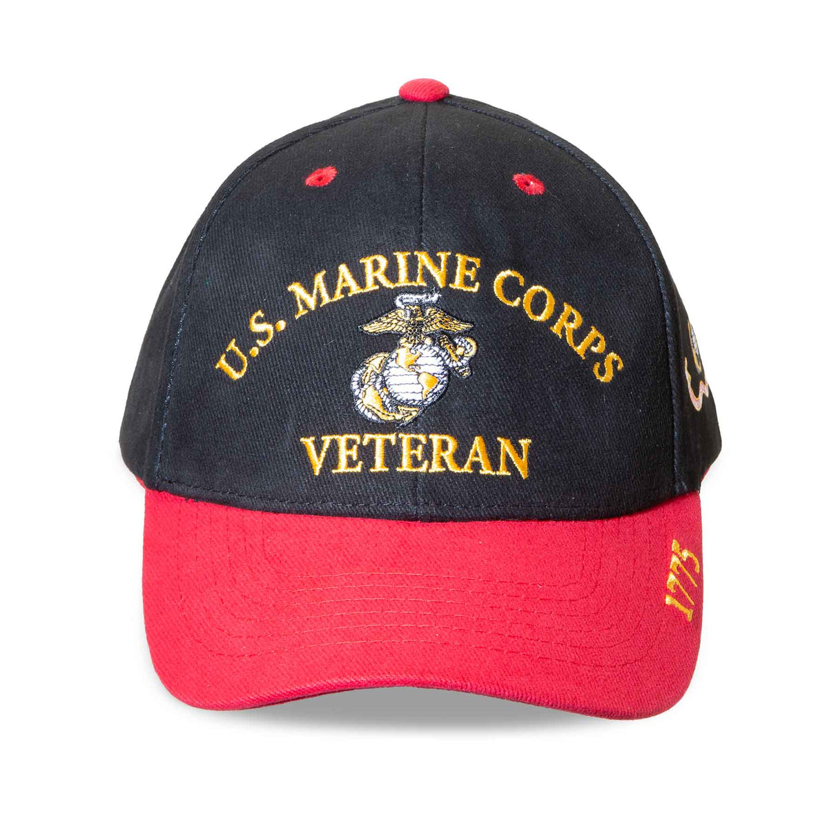 USMC Red & Black Veteran Hat - SGT GRIT