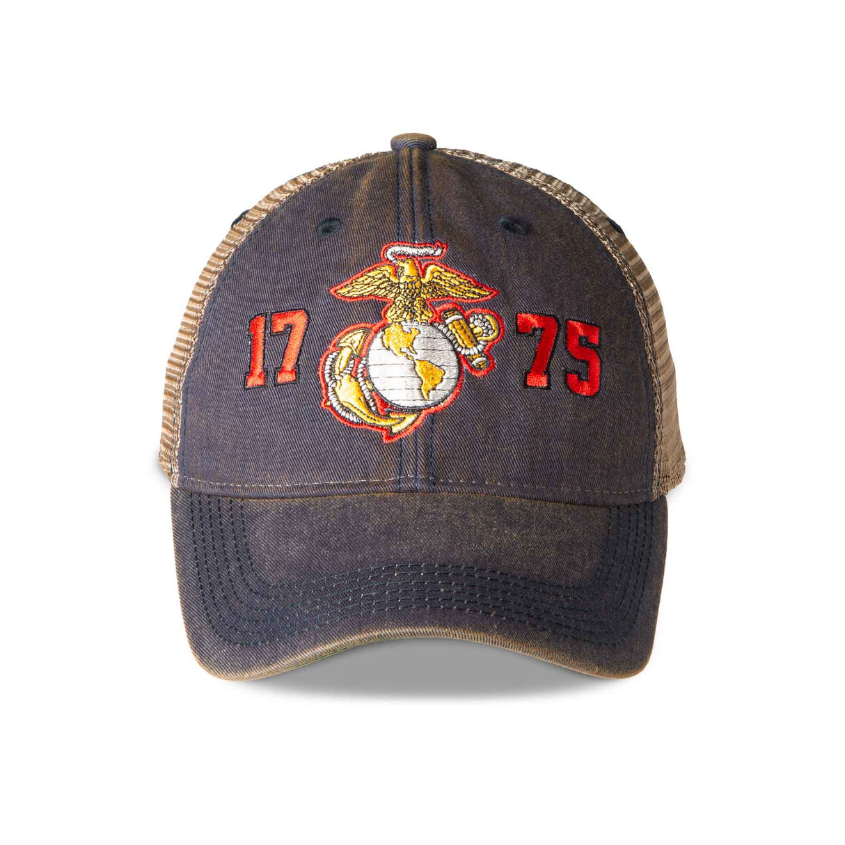 1775 Eagle, Globe, and Anchor Mesh Back Hat - Navy - SGT GRIT